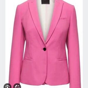 Banana Republic Light Wool Classic Fit Pink Women's Blazer